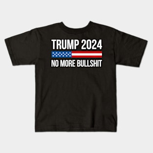 Trump 2024 - No More Bull - Kids T-Shirt